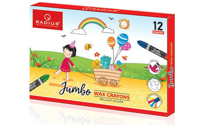 Crayons 12 pcs Packaging