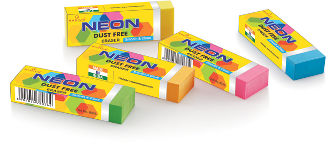 Long Eraser - Neon Eraser