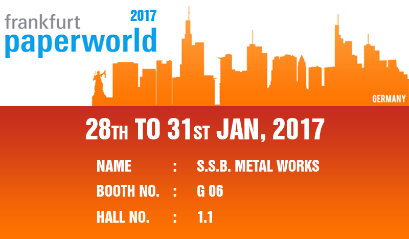Event - Frankfurt PaperWorld Germany 2017 | SSB Metal