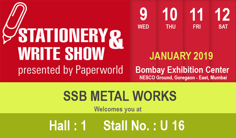 Event - Stationery And Write Show 2019 | SSB Metal