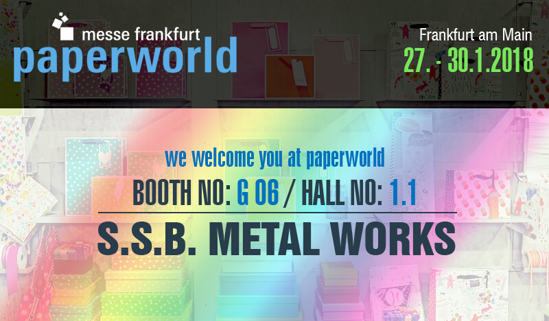 Event - Frankfurt PaperWorld 2018 | SSB Metal
