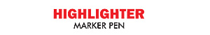 Markers & Highlighters - Highlighter Marker Pen - SSB Metal