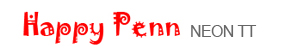 Office & School Pen - Happy penn neon TT - SSB Metal