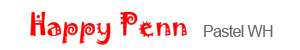 Office & School Pen - Happy penn pastel wh - SSB Metal