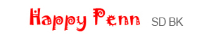 Office & School Pen - Happy Penn - SD BK - SSB Metal