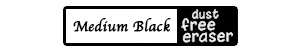 Medium Eraser Black