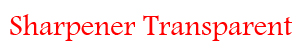 Stationery Products - Sharpener Transparent - SSB Metal